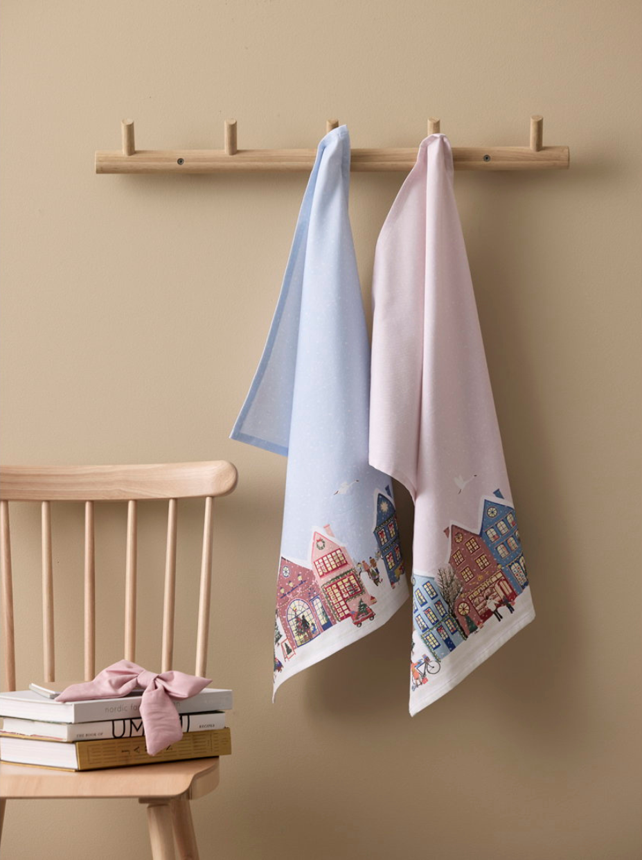 VINTER Dishtowel - Crystal Rose