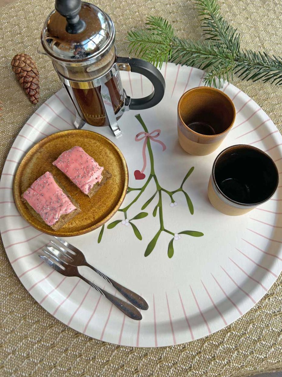 Mistletoe Tray - Ø 38 cm