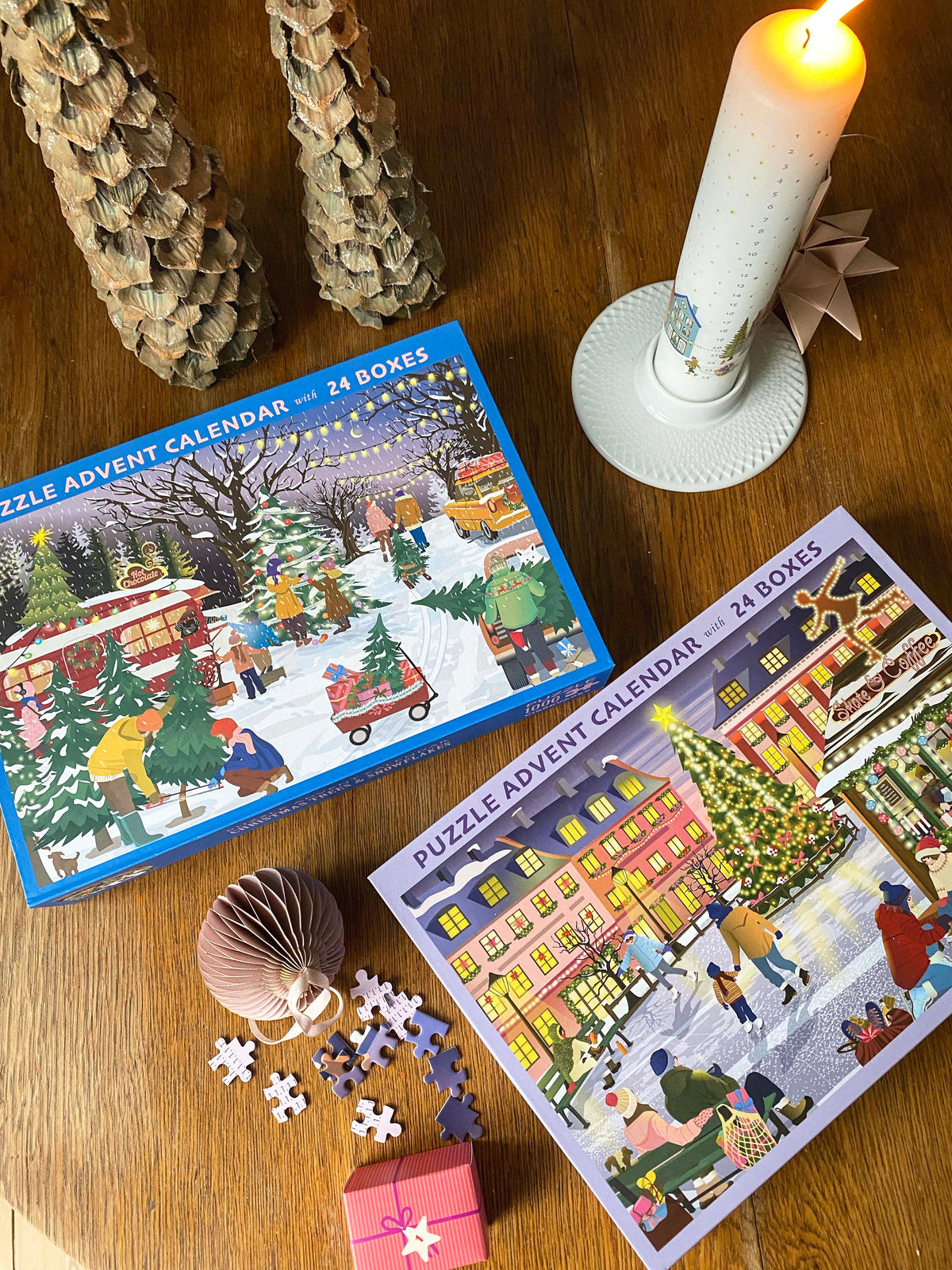 SKATE & COFFEE - puzzle advent calendar with 1.000 pieces