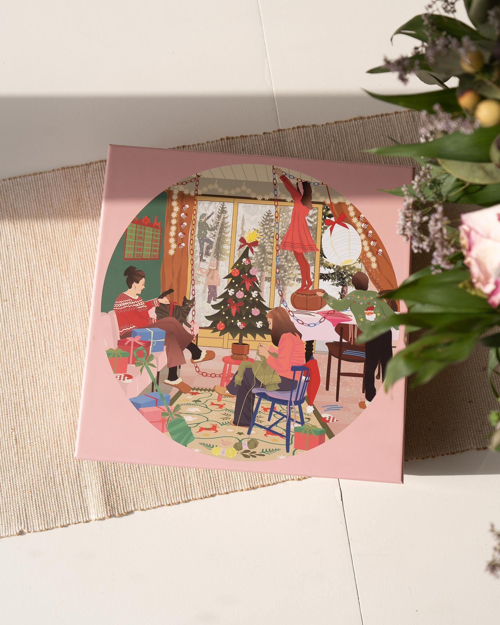 A day in december ViSSEVASSE julepuslespil med 1000 brikker