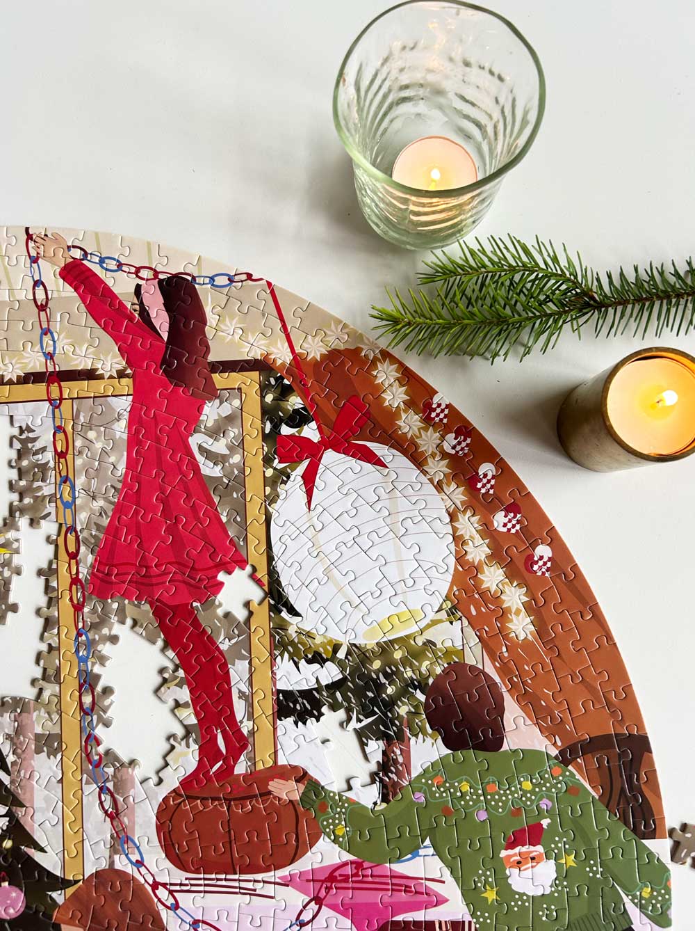 A day in december ViSSEVASSE julepuslespil med 1000 brikker