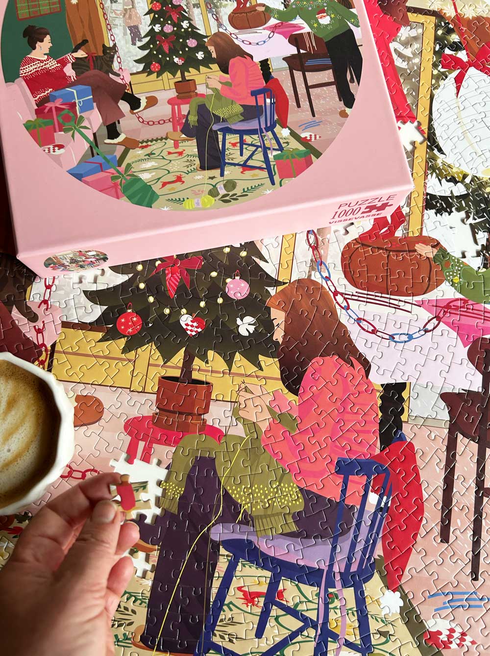 A day in december ViSSEVASSE julepuslespil med 1000 brikker