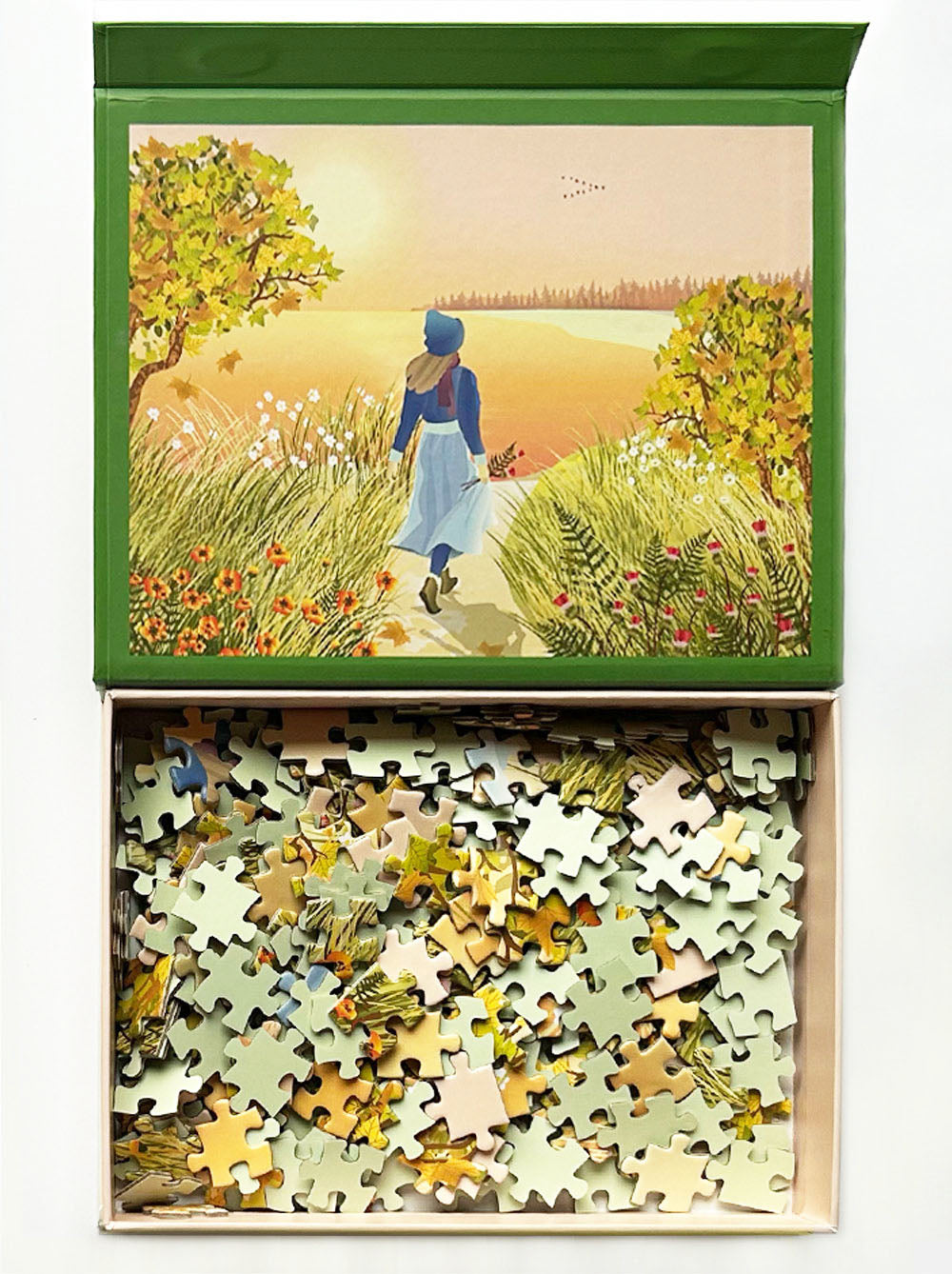 グラフィックアート Biwako360 °(autumn) AUTUMN - 300-piece puzzle from ViSSEVASSE