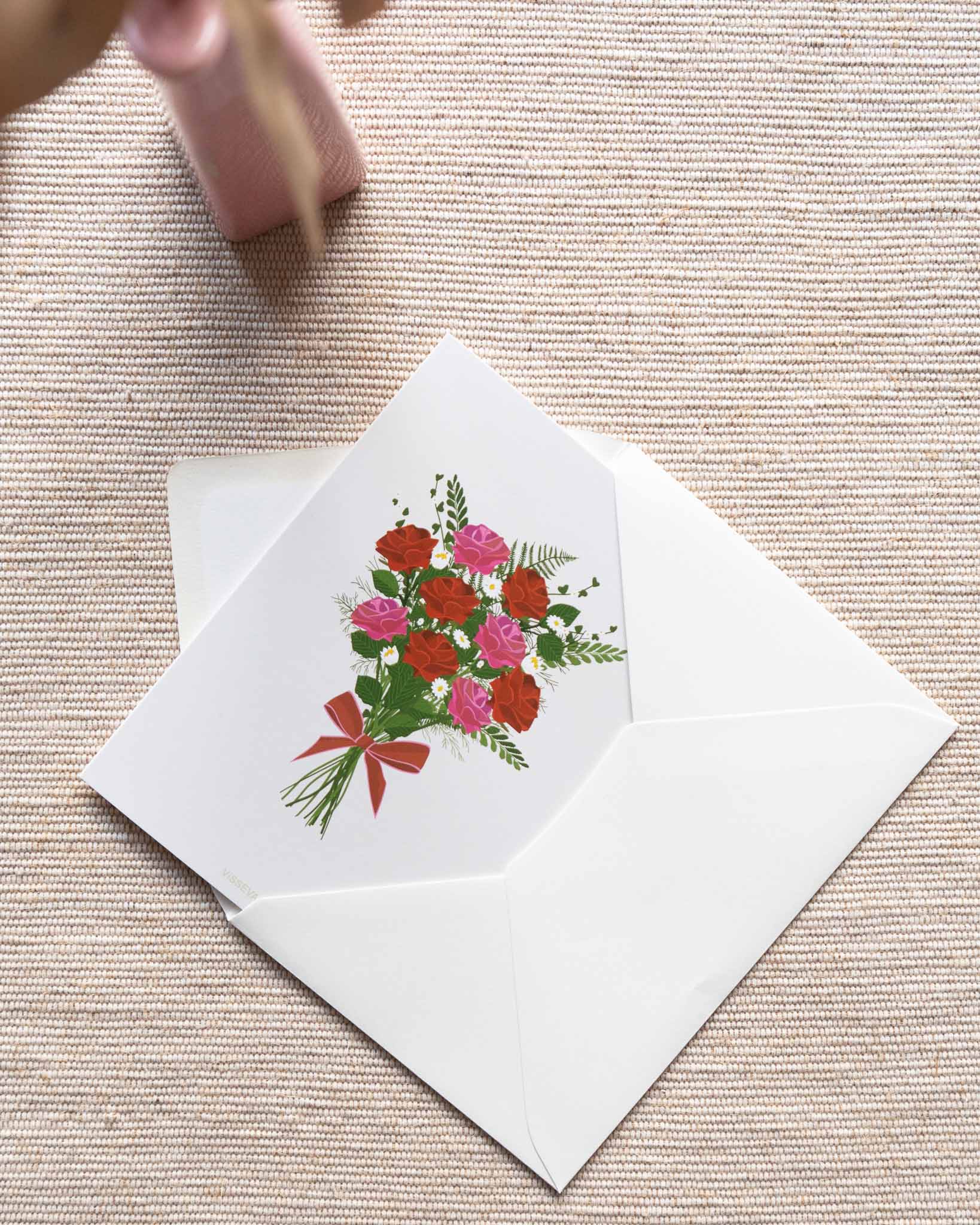 BOUQUET OF ROSES - card