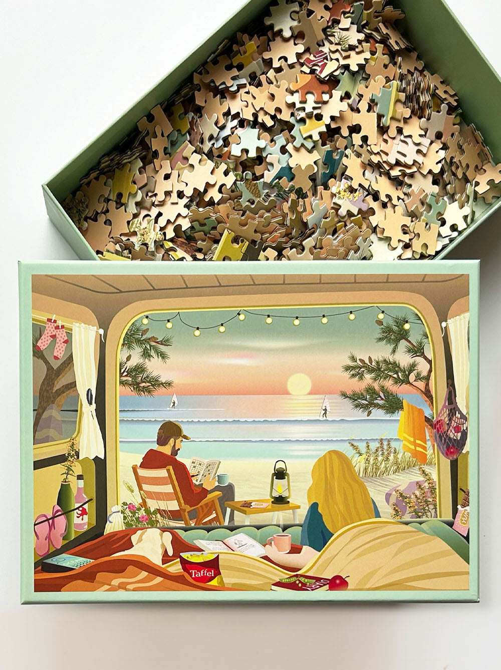 Beautiful and summery puzzle with 1000 pieces from VISSEVASSE