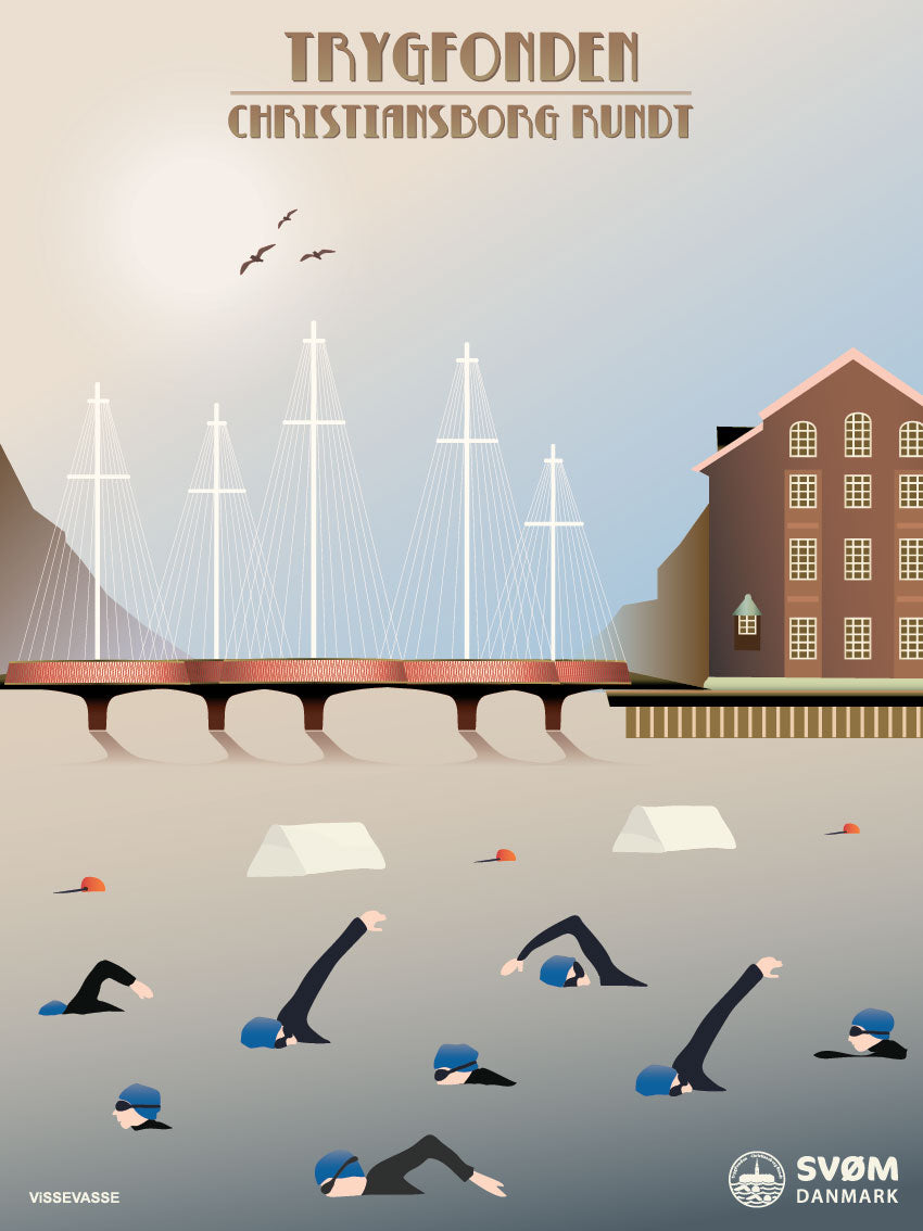 CHRISTIANBORG RUNDT Cirkelbroen - poster