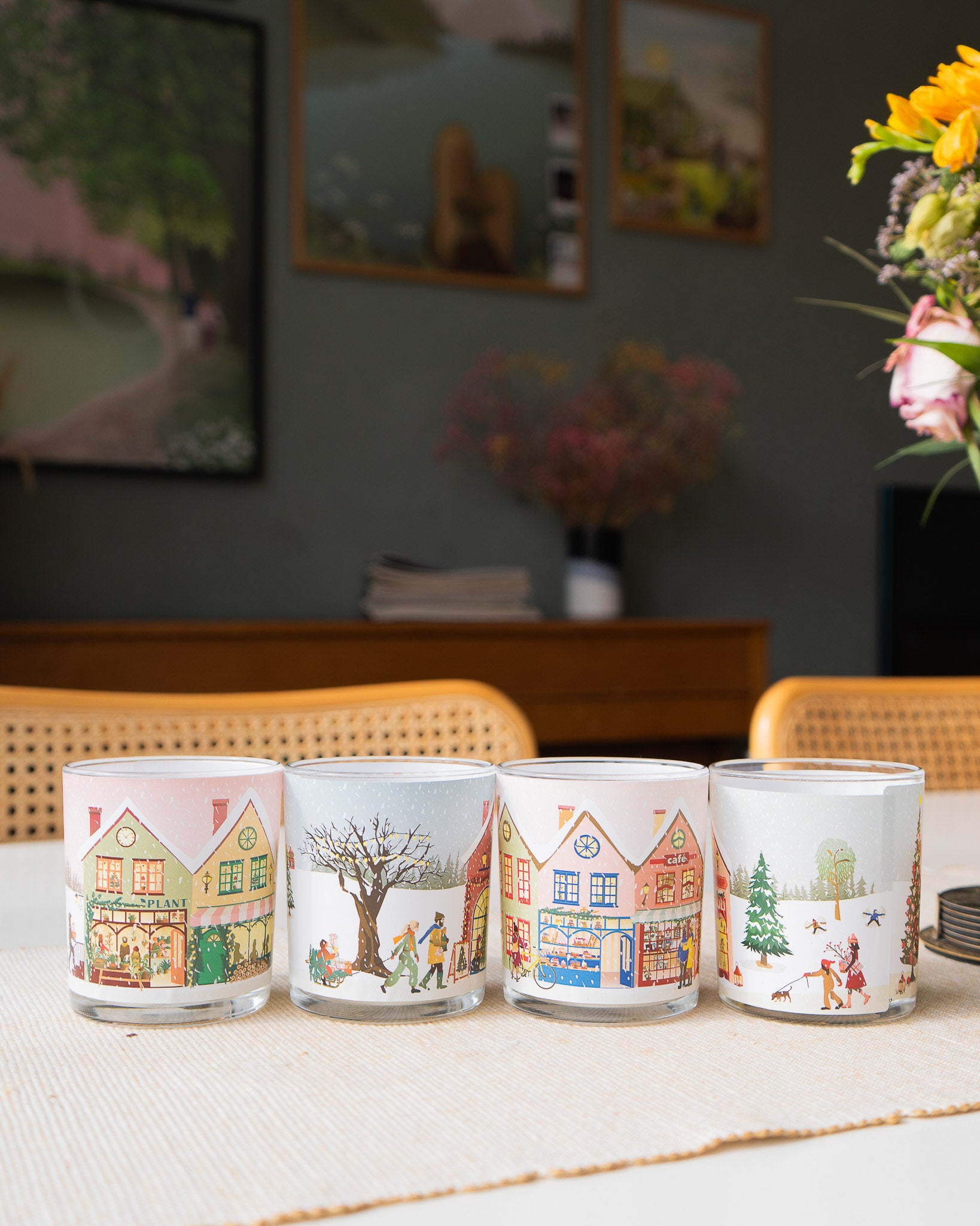 Rapslys i glas - fine julelys til at skabe hygge i hjemmet. Kan bruges som adventslys