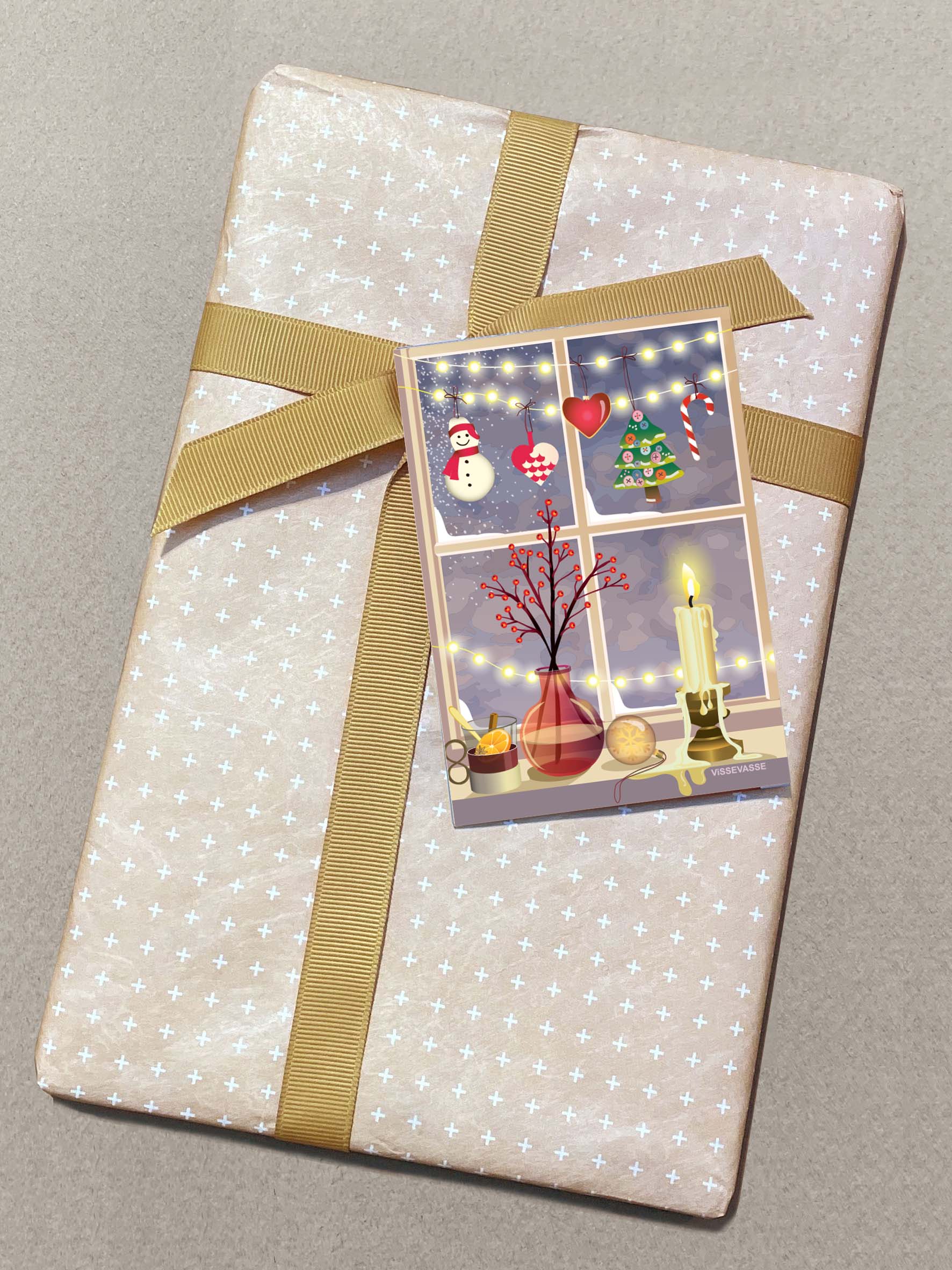 Christmas Window - mini card