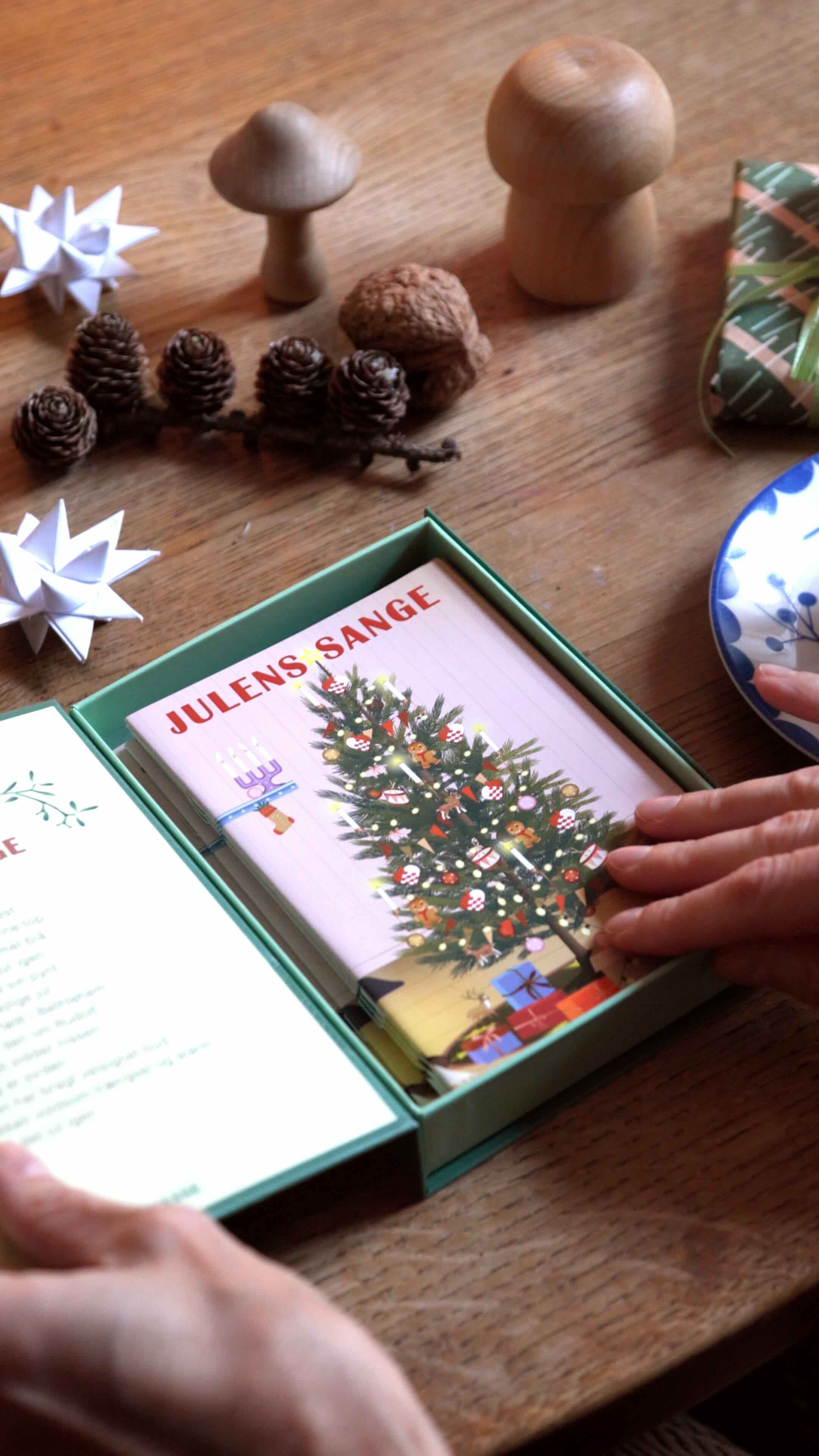 CHRISTMAS SONGS - 15 songbooklets in a box (in Danish)