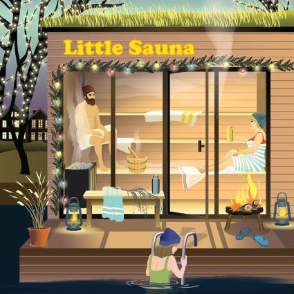 LITTLE SAUNA - puzzle with 150 pieces