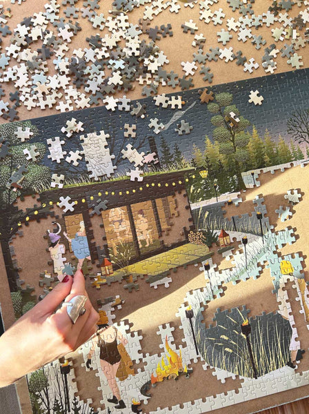 SAUNA BY THE LAKE - Jigsaw Puzzle - 1000 pieces – ViSSEVASSE