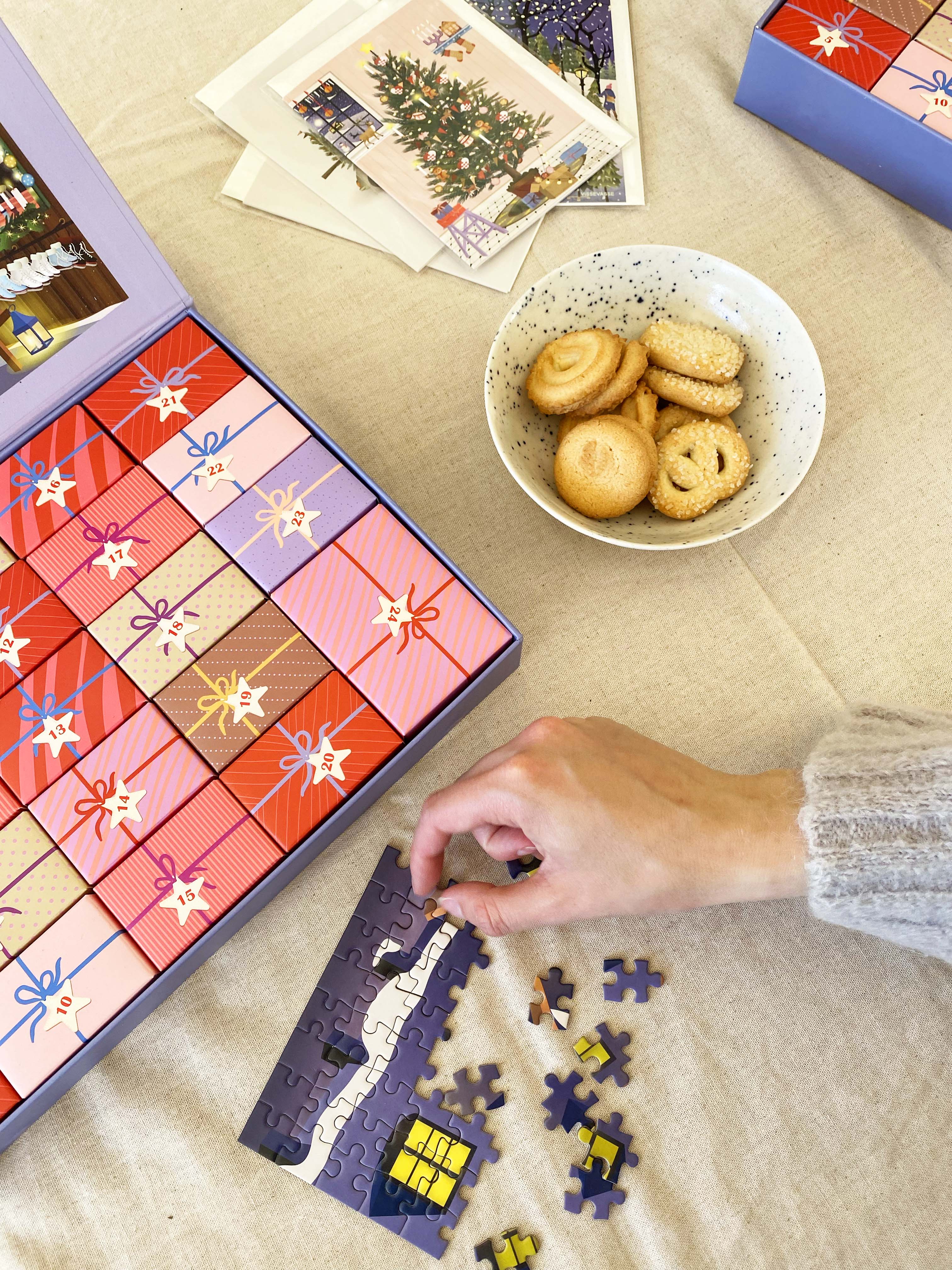SKATE & COFFEE - puzzle advent calendar with 1.000 pieces