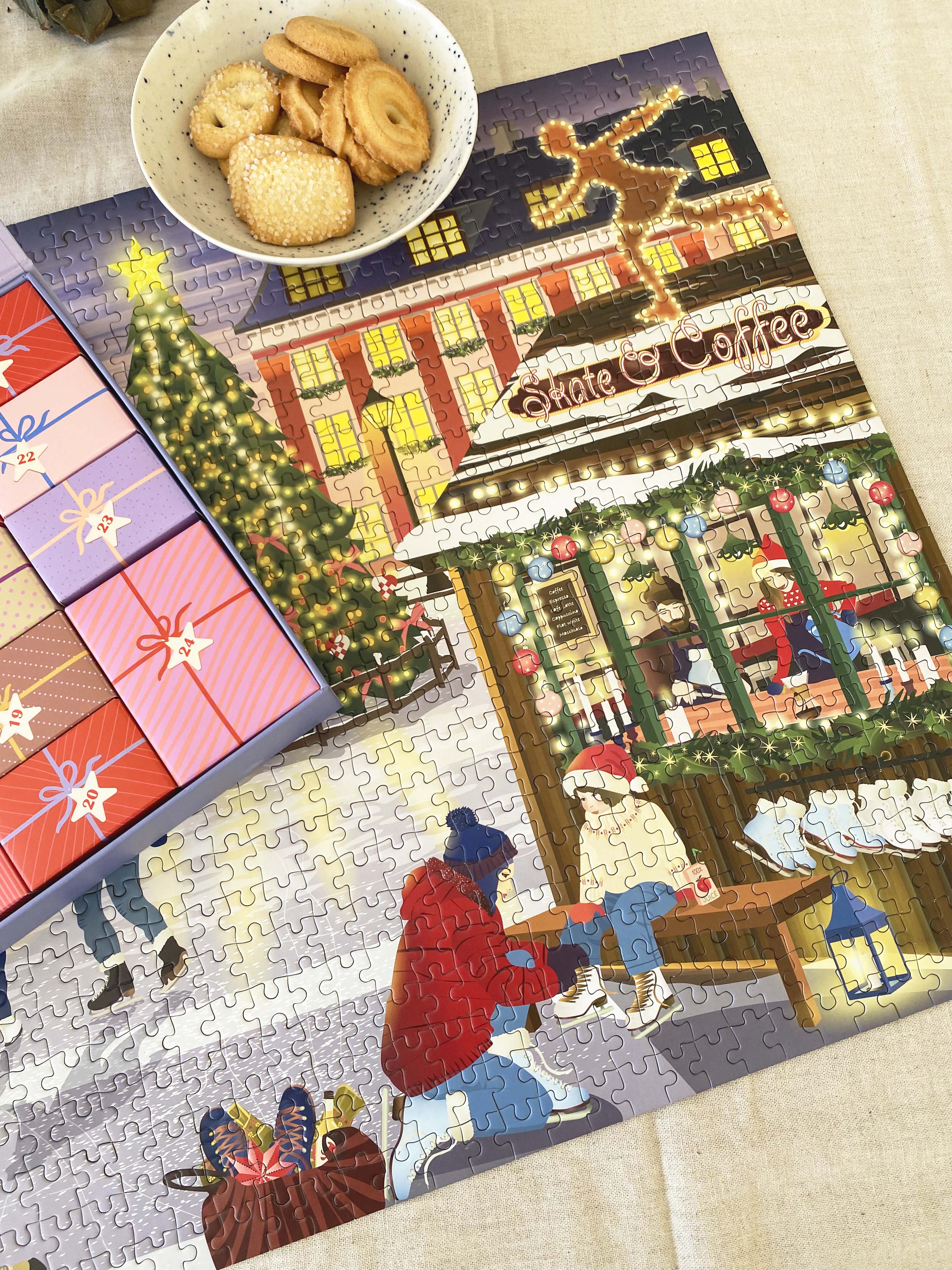 SKATE & COFFEE - puzzle advent calendar with 1.000 pieces