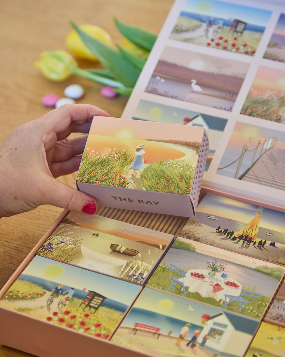 SUMMER MOMENTS - Puzzle box with nine small puzzles from ViSSEVASSE