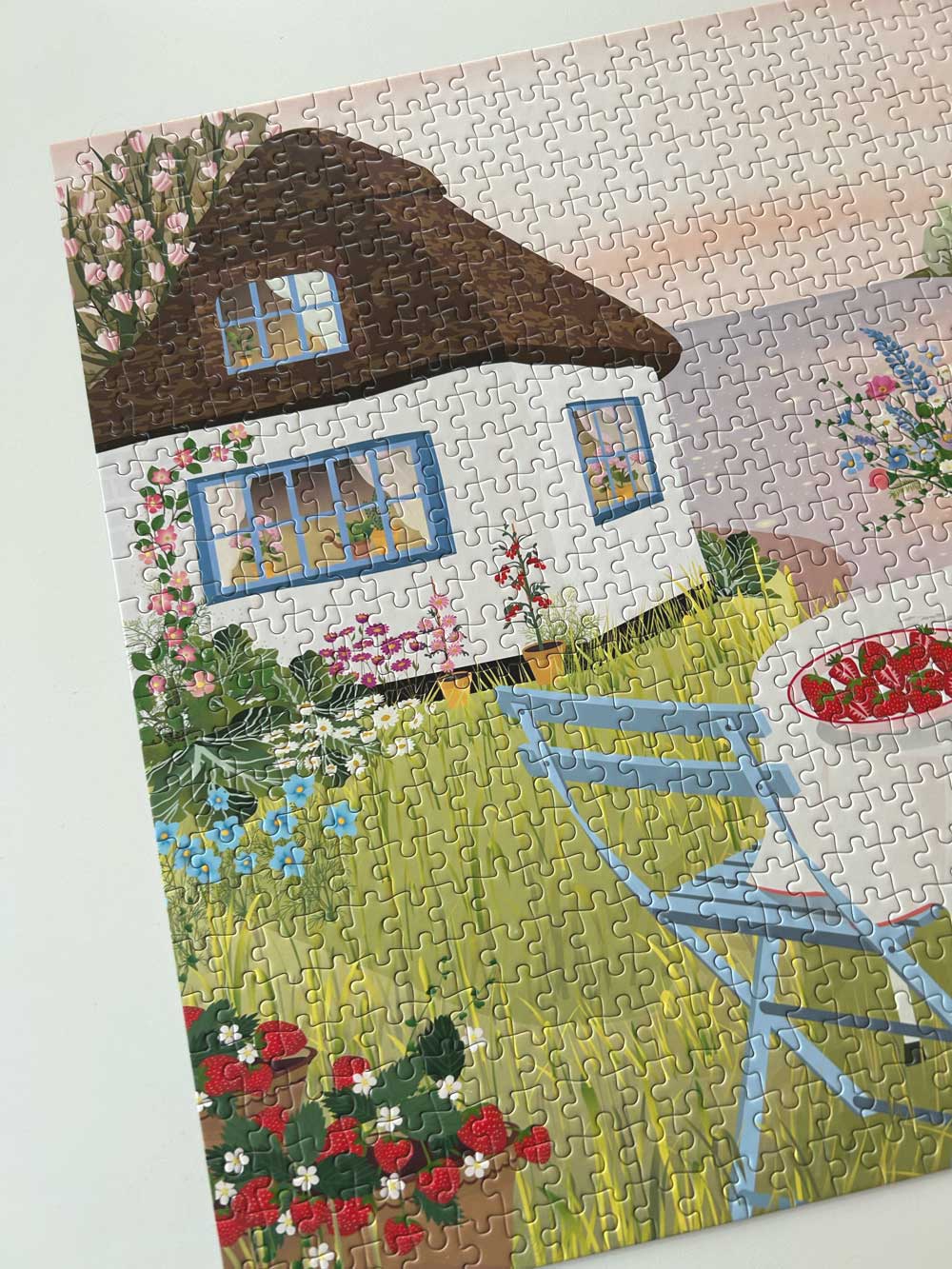 Sweet strawberries (søde jordbÌr) - puslespil med 1000 brikker fra ViSSEVASSE