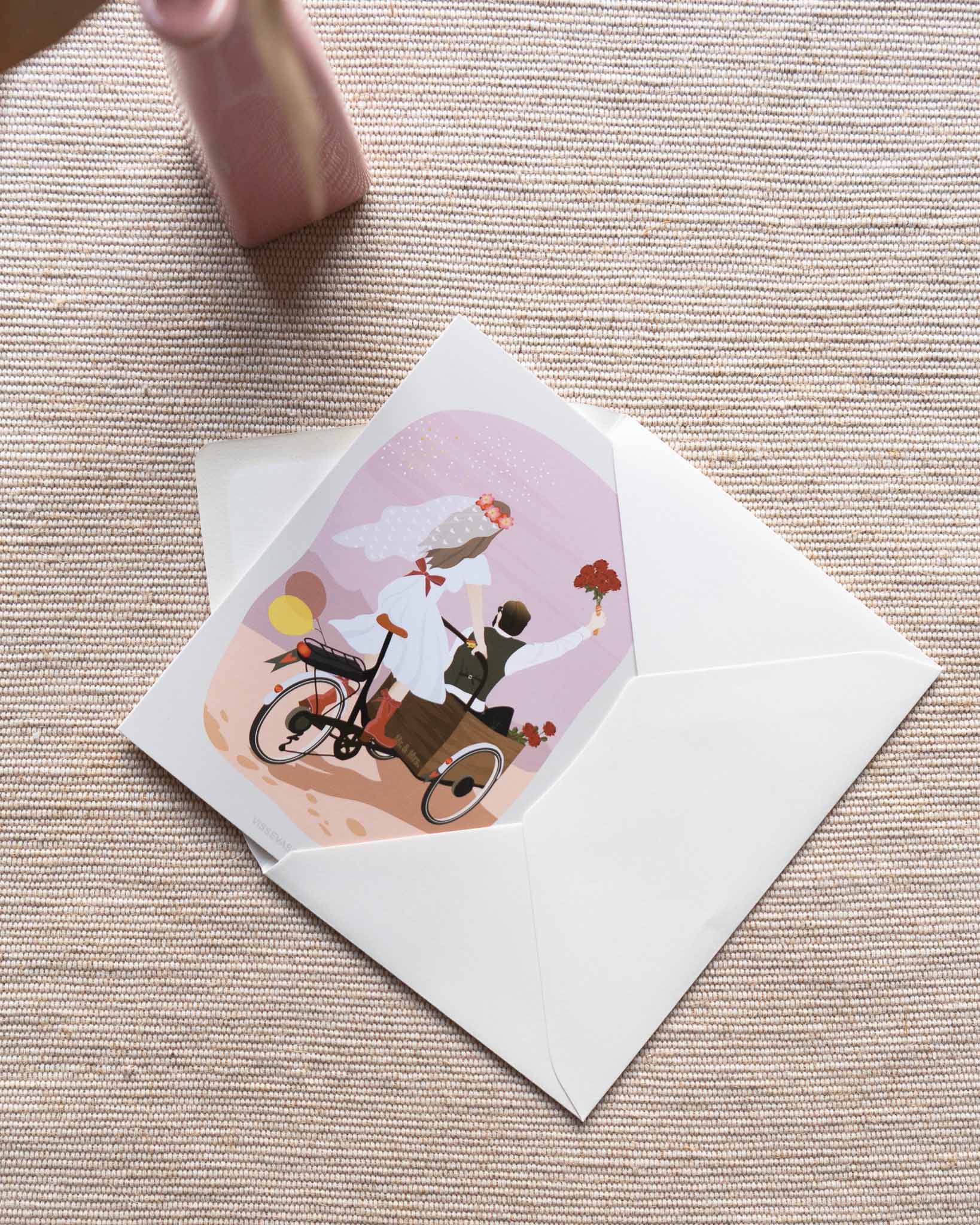 WEDDING BIKE - card