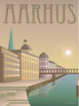Aarhus poster from ViSSEVASSE with the creek