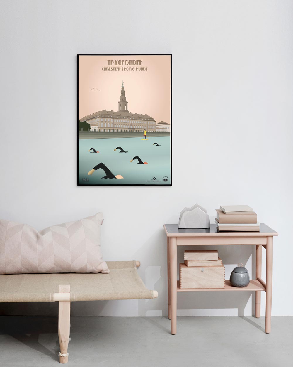 CHRISTIANBORG RUNDT Christiansborg - poster