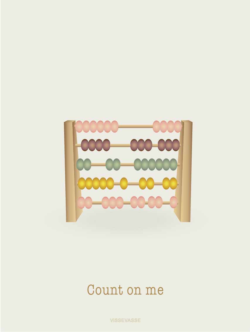 COUNT ON ME - kort - ViSSEVASSE