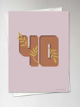 40 YEARS - card
