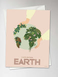I LOVE MOTHER EARTH - greeting card