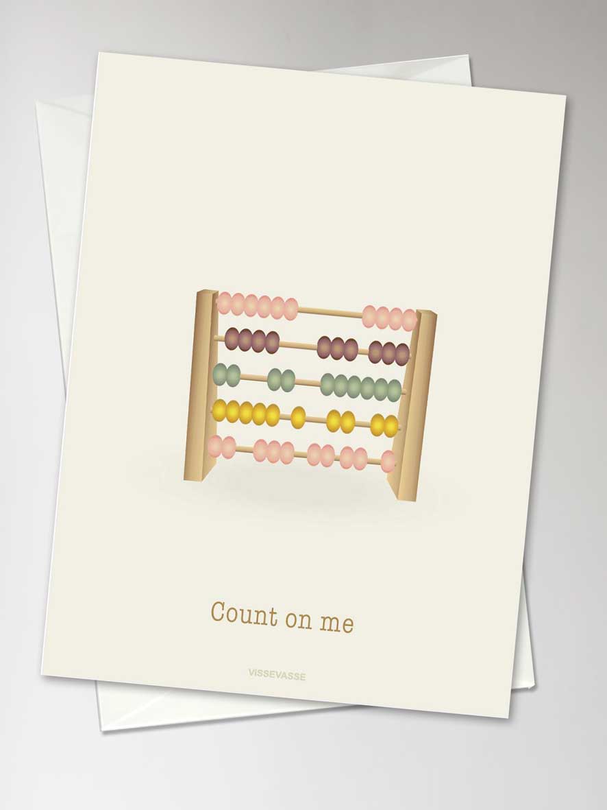 COUNT ON ME - kort - ViSSEVASSE