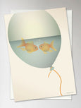 LOVE IN A BUBBLE - Greeting Card