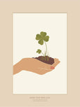 GROW YOUR OWN LUCK - poster