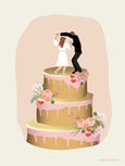 WEDDING CAKE - card