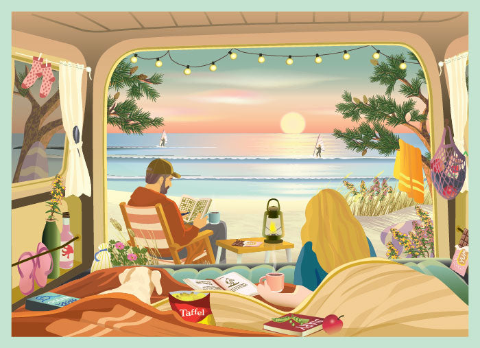 CAMPER BY THE OCEAN - 1000 piece puzzle