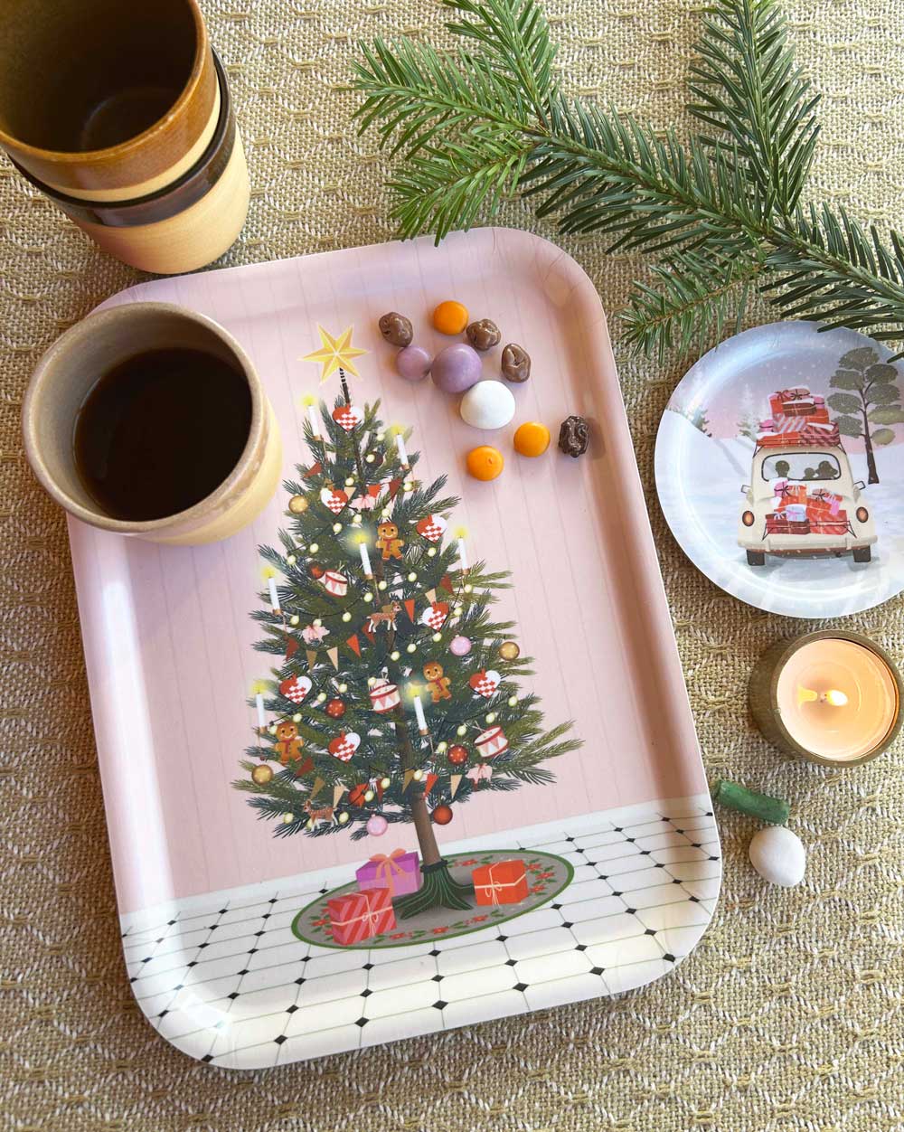 Mistletoe Tray - Ø 11 cm