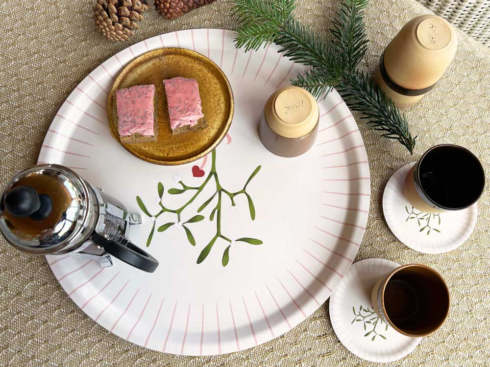 Mistletoe Tray - Ø 11 cm