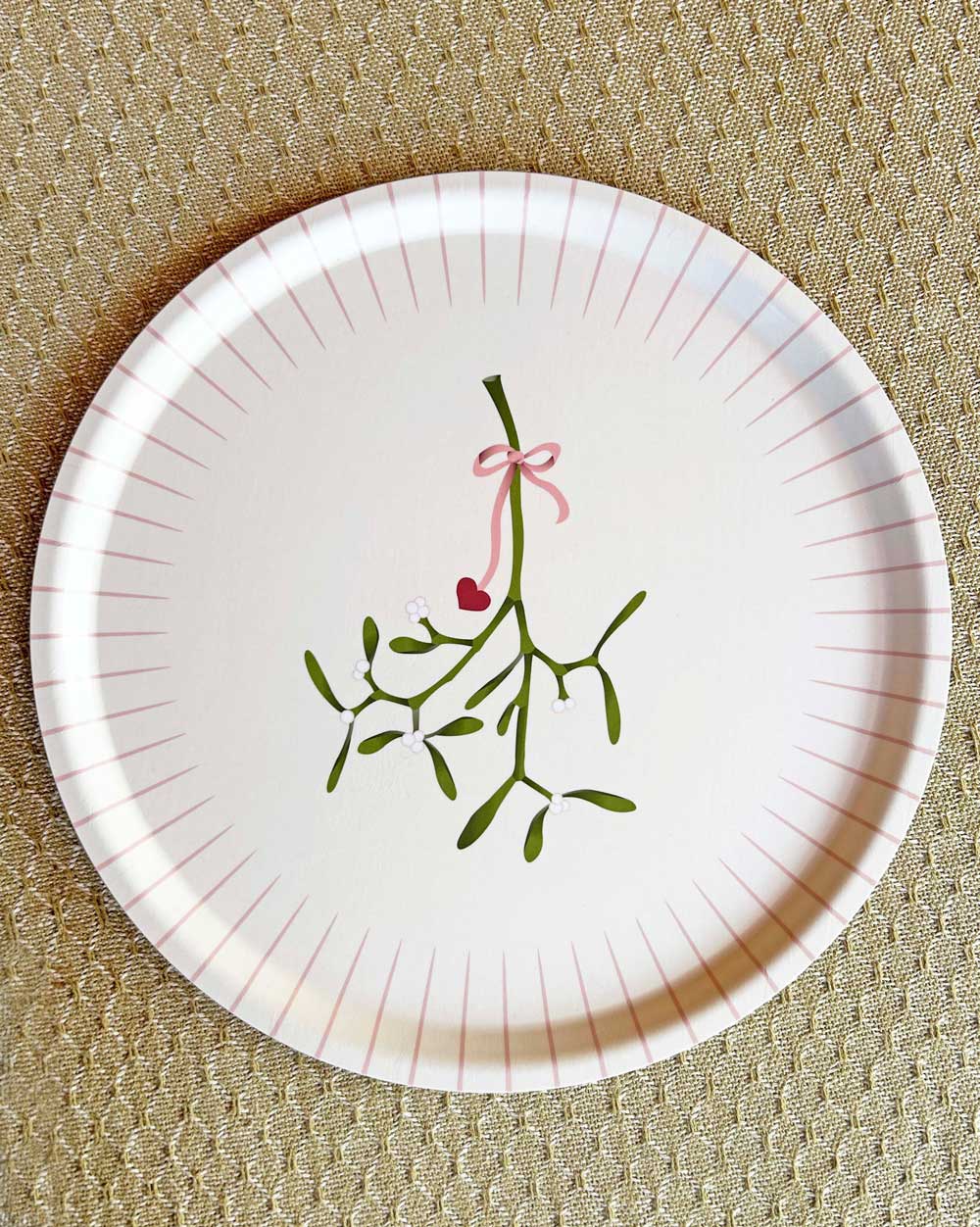 Mistletoe Tray - Ø 38 cm