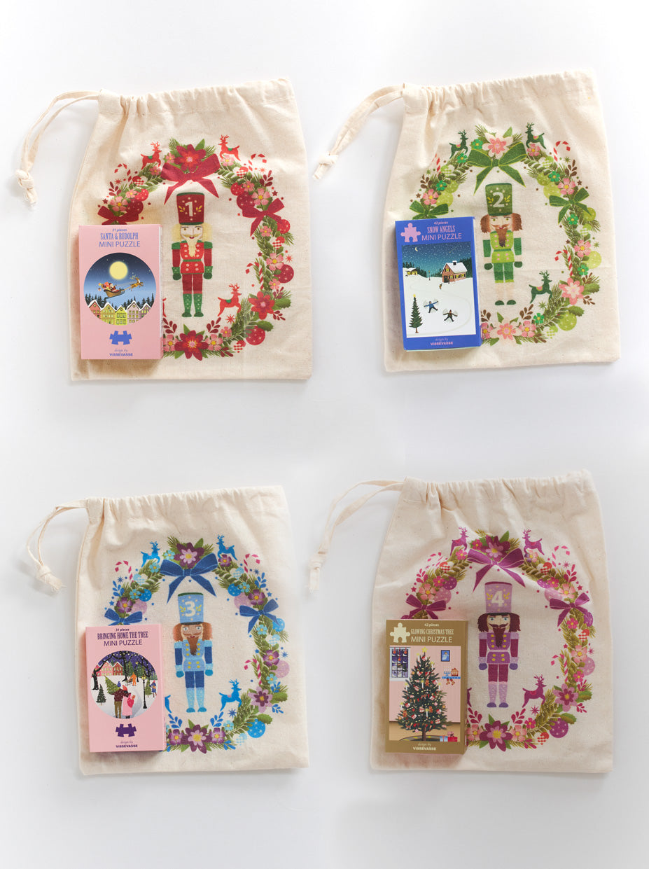 Adventskalender med puslespil fra VISSEVASSE
