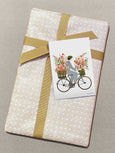 BICYCLE WITH FLOWERS - mini card