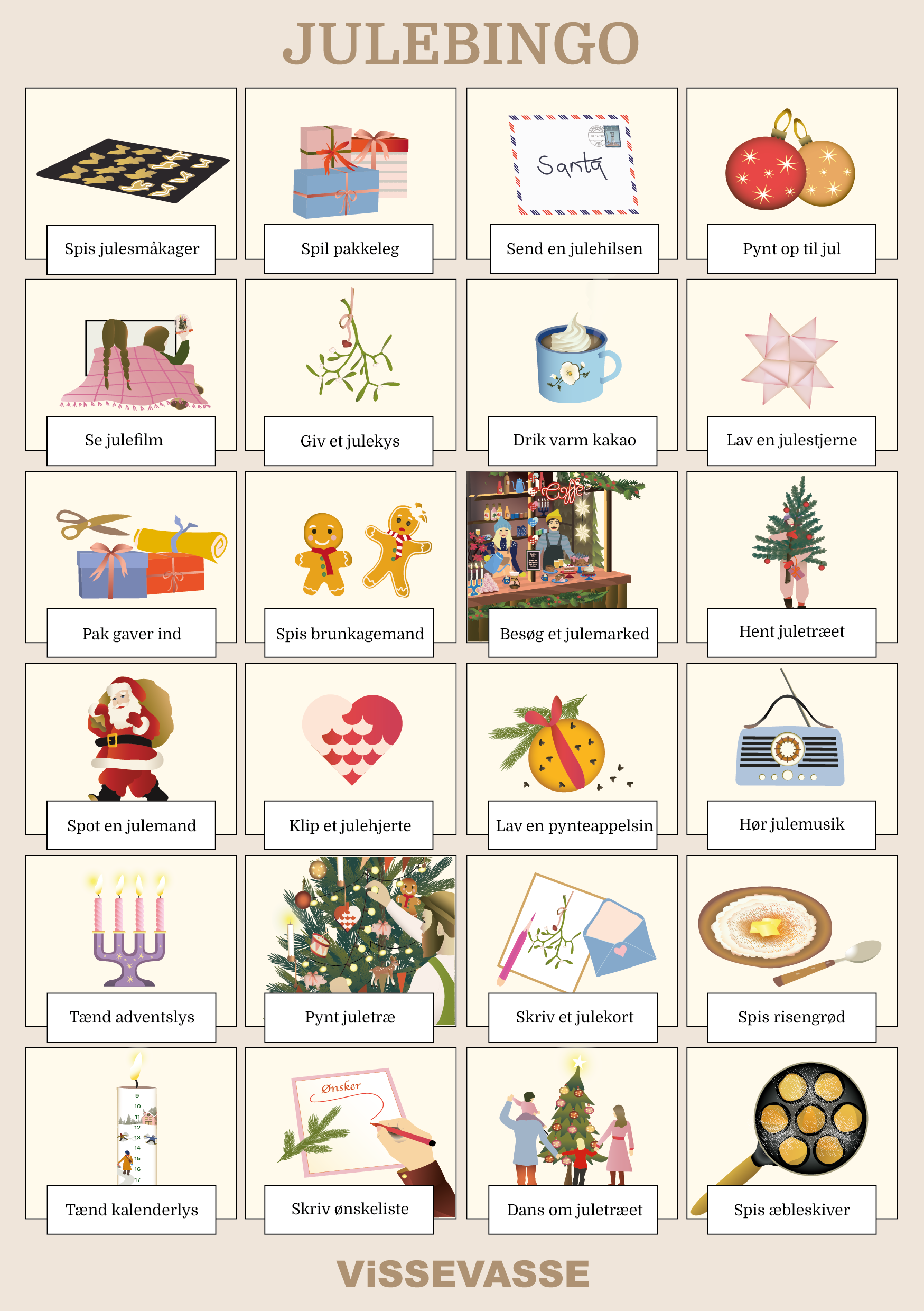 Christmas Bingo (in Danish)