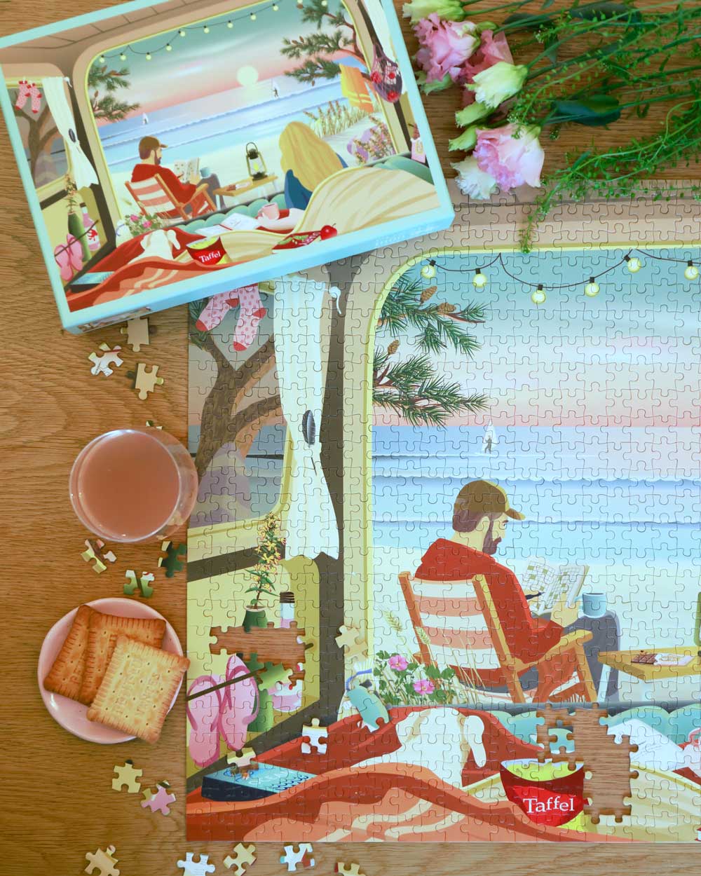 CAMPER BY THE OCEAN - 1000 piece puzzle
