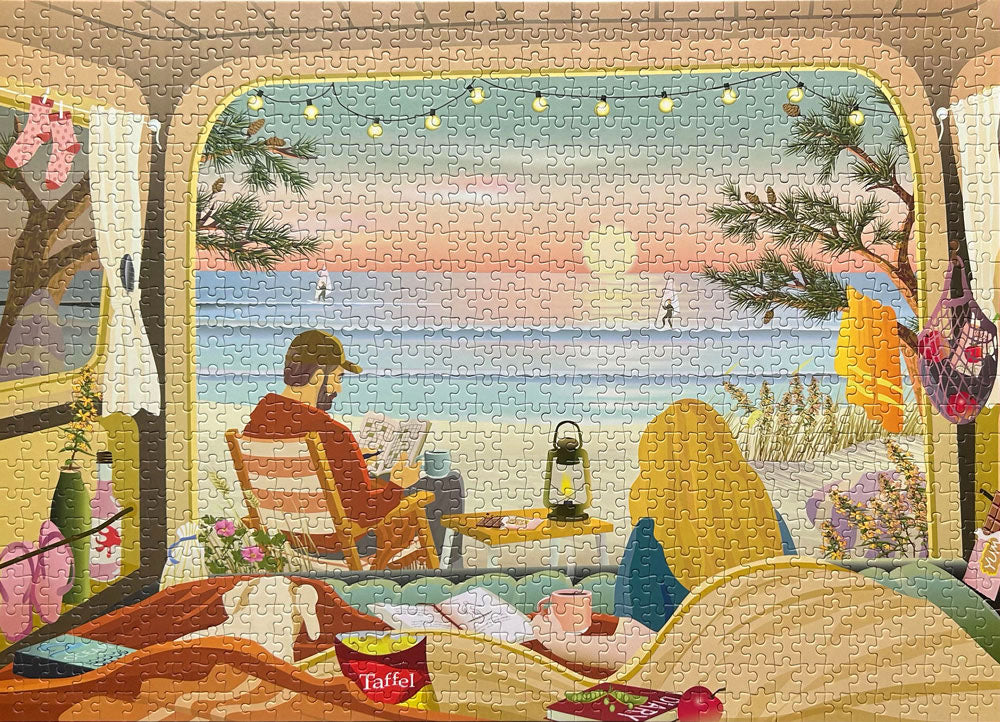 CAMPER BY THE OCEAN - 1000 piece puzzle