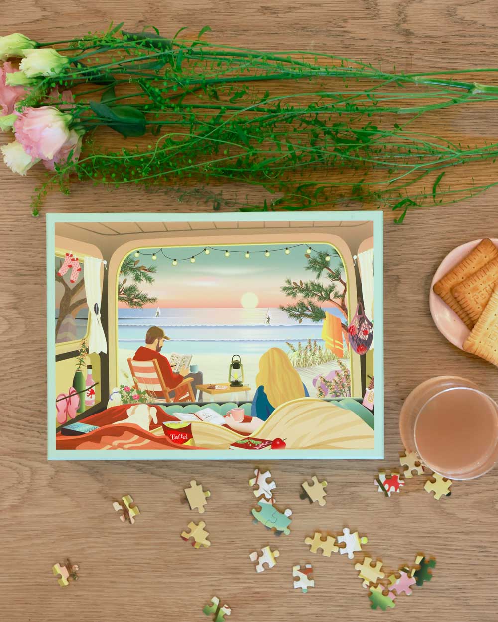 CAMPER BY THE OCEAN - 1000 piece puzzle