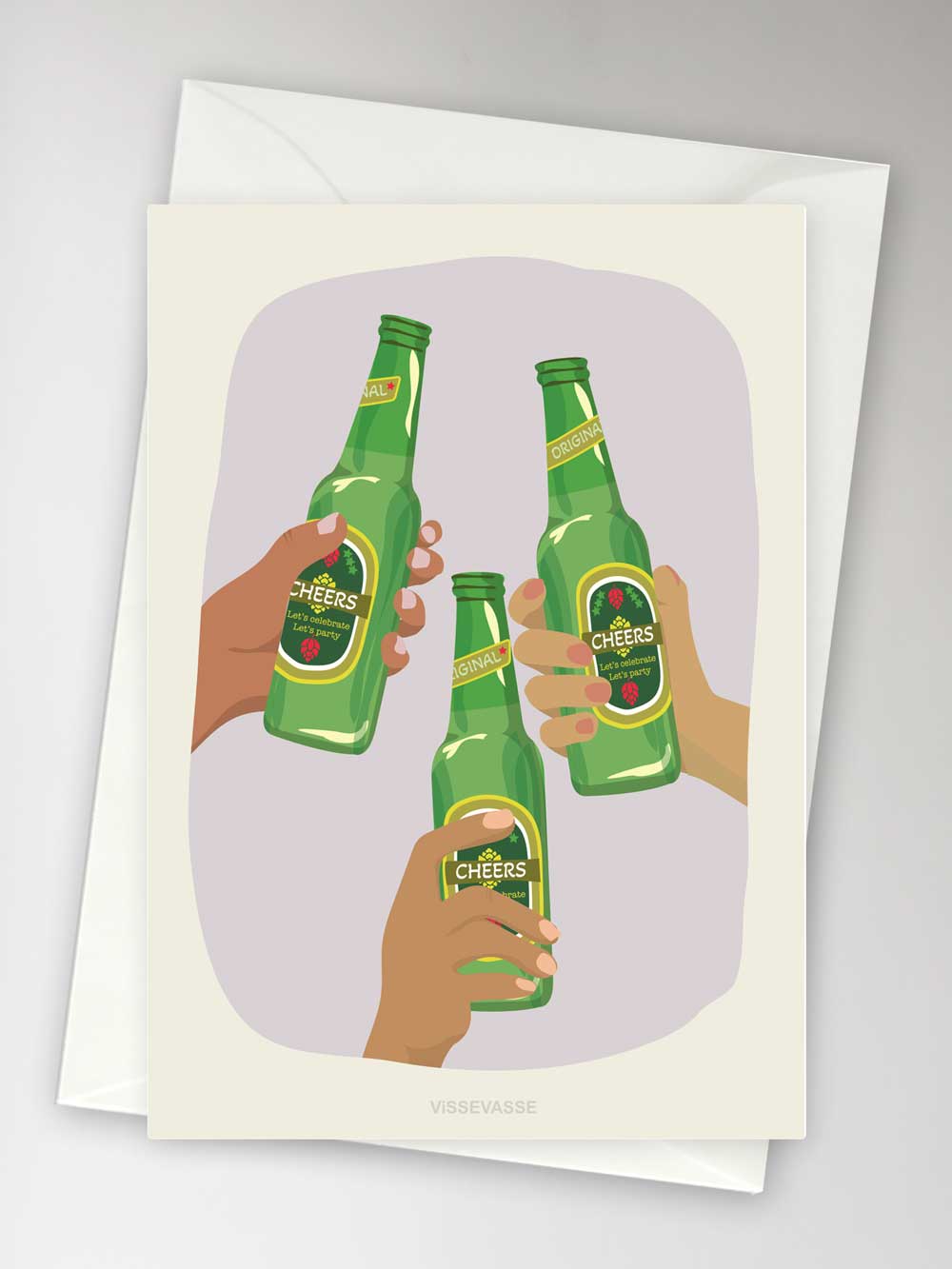 CHEERS bottle - card