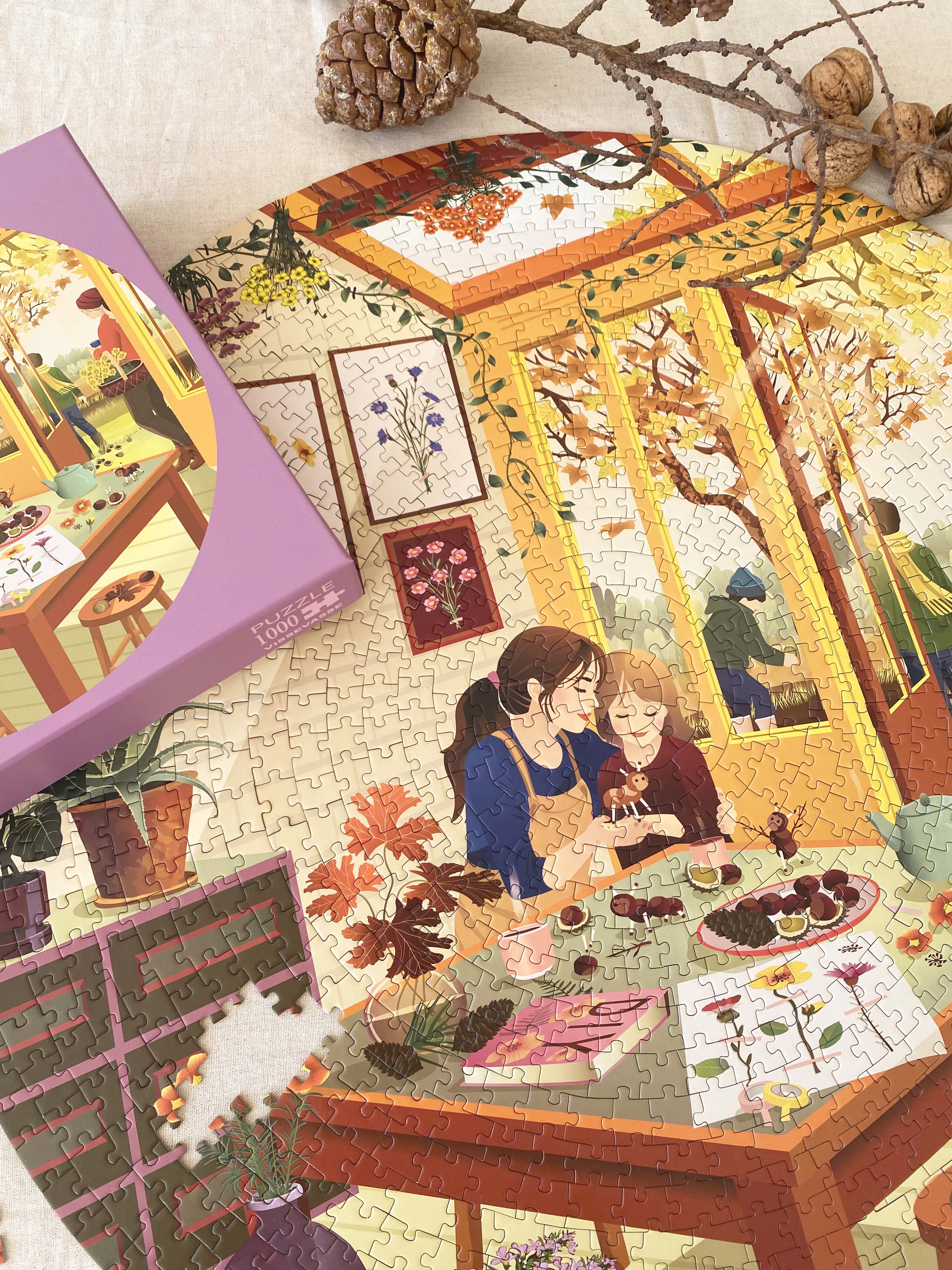 CHESTNUT SEASON - JIGSAW PUZZLE - 1.000 pieces