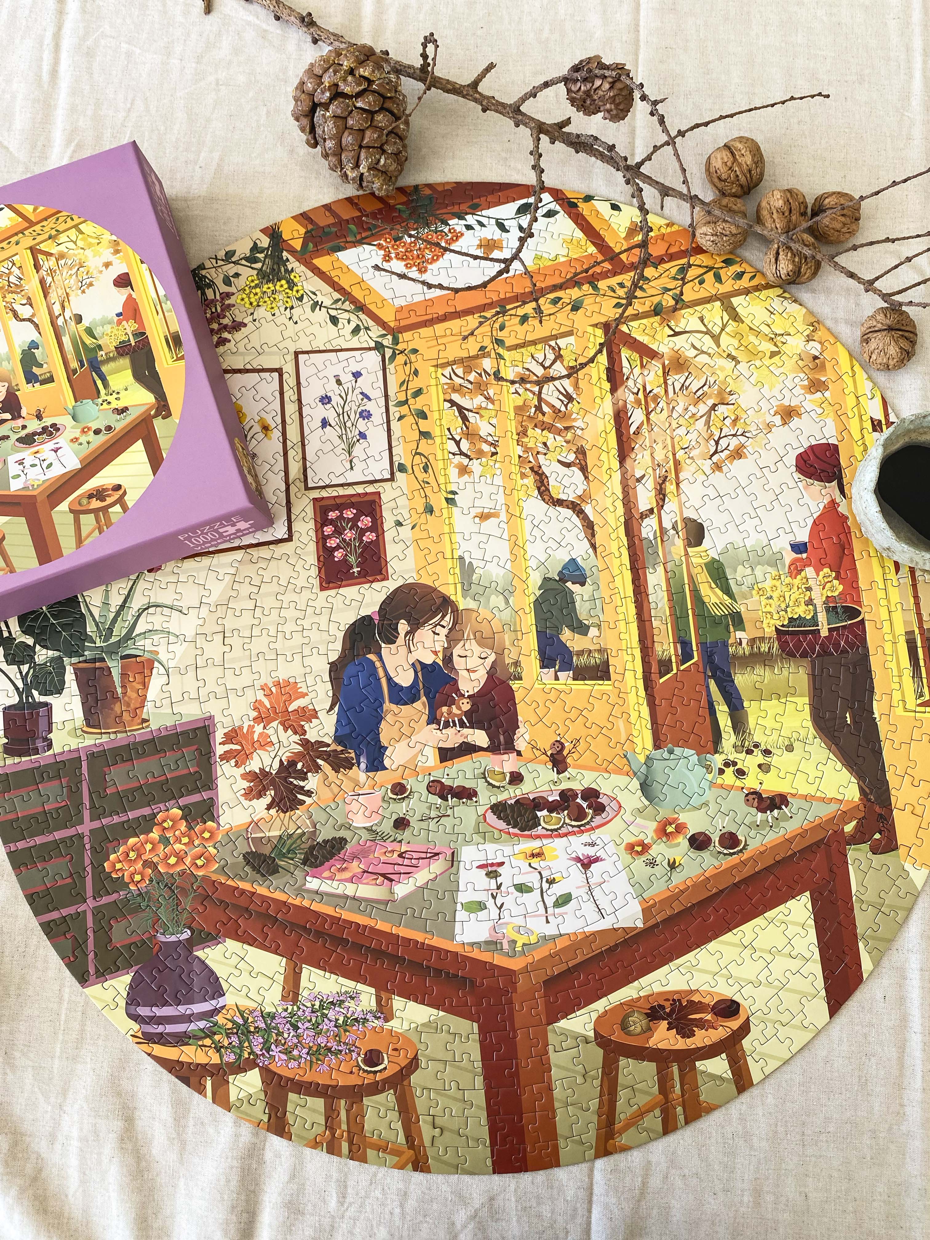 CHESTNUT SEASON - JIGSAW PUZZLE - 1.000 pieces