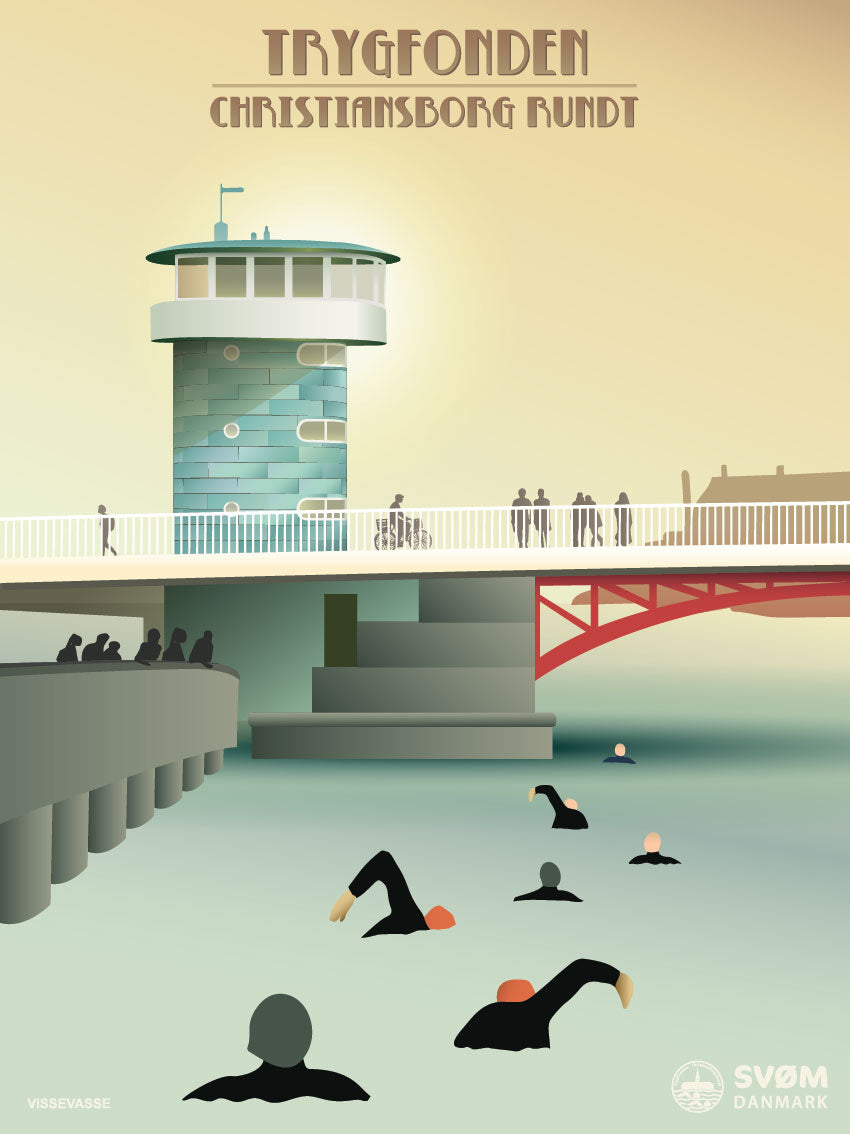 CHRISTIANSBORG RUNDT Knippelsbro - poster