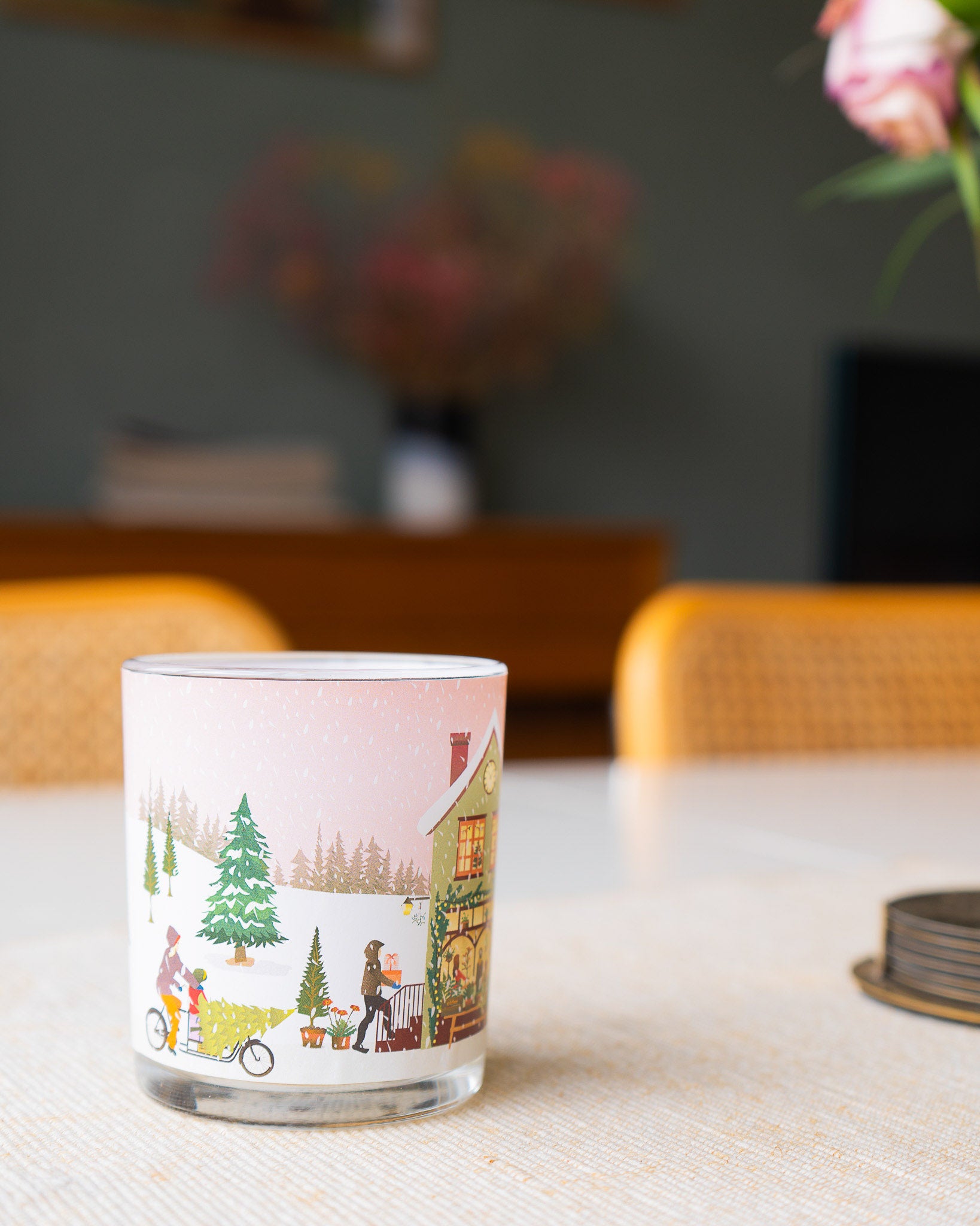 Rapslys i glas - fine julelys til at skabe hygge i hjemmet. Kan bruges som adventslys