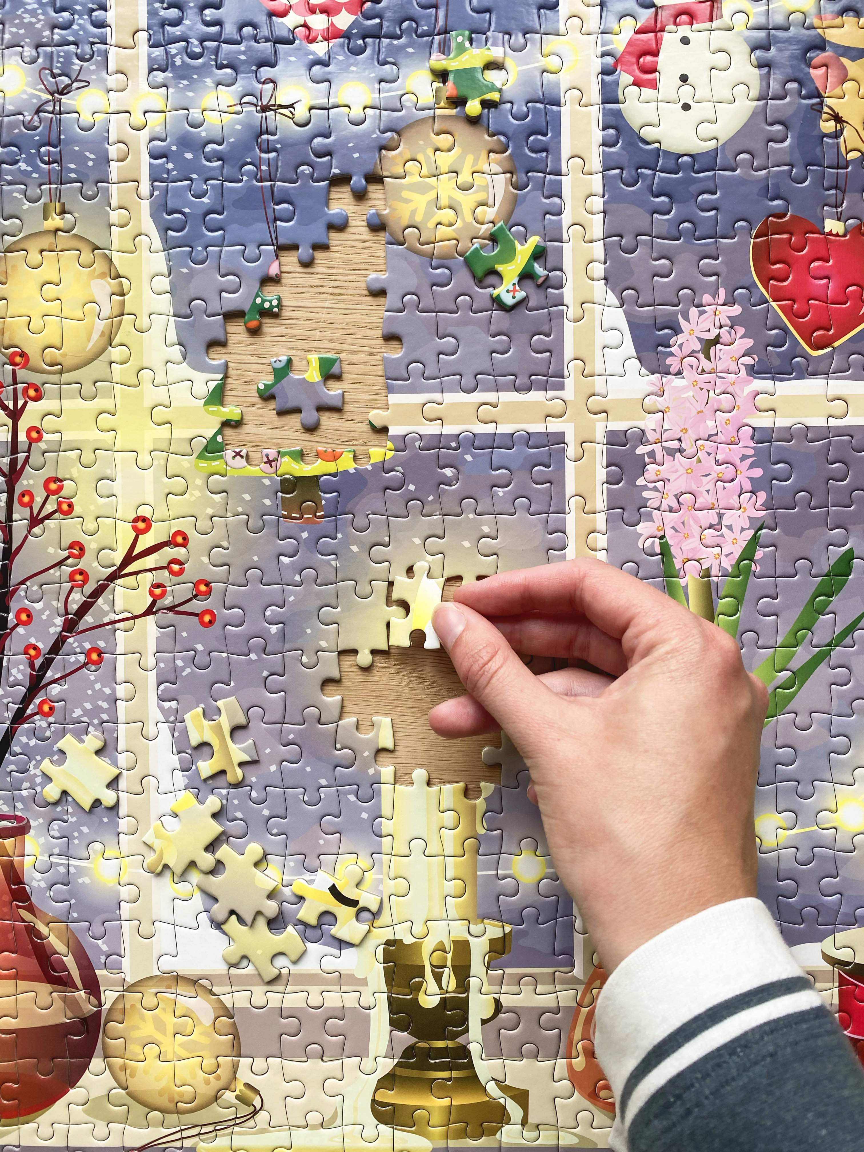 CHRISTMAS WINDOW - puzzle with 500 pieces