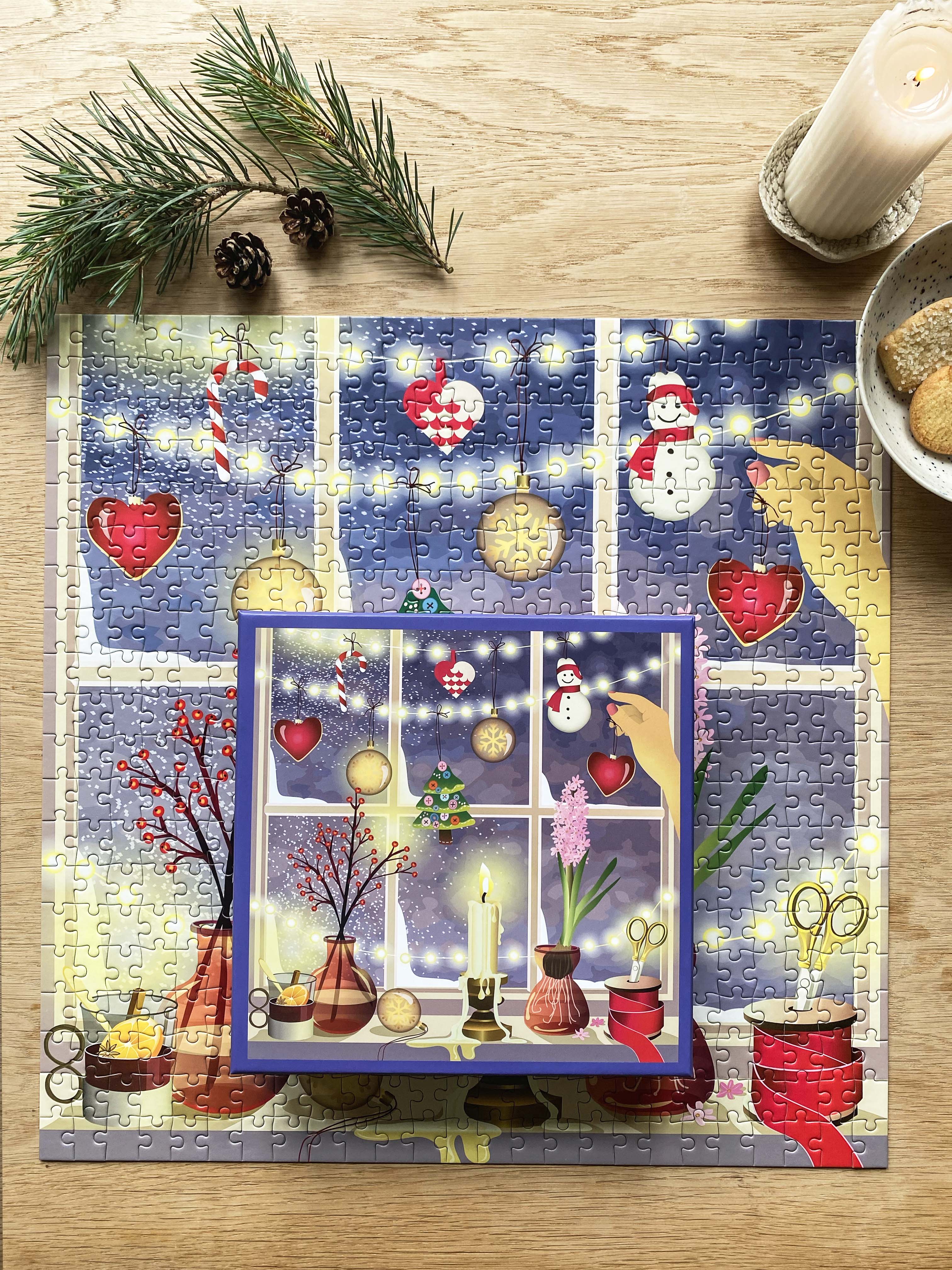 CHRISTMAS WINDOW - puzzle with 500 pieces