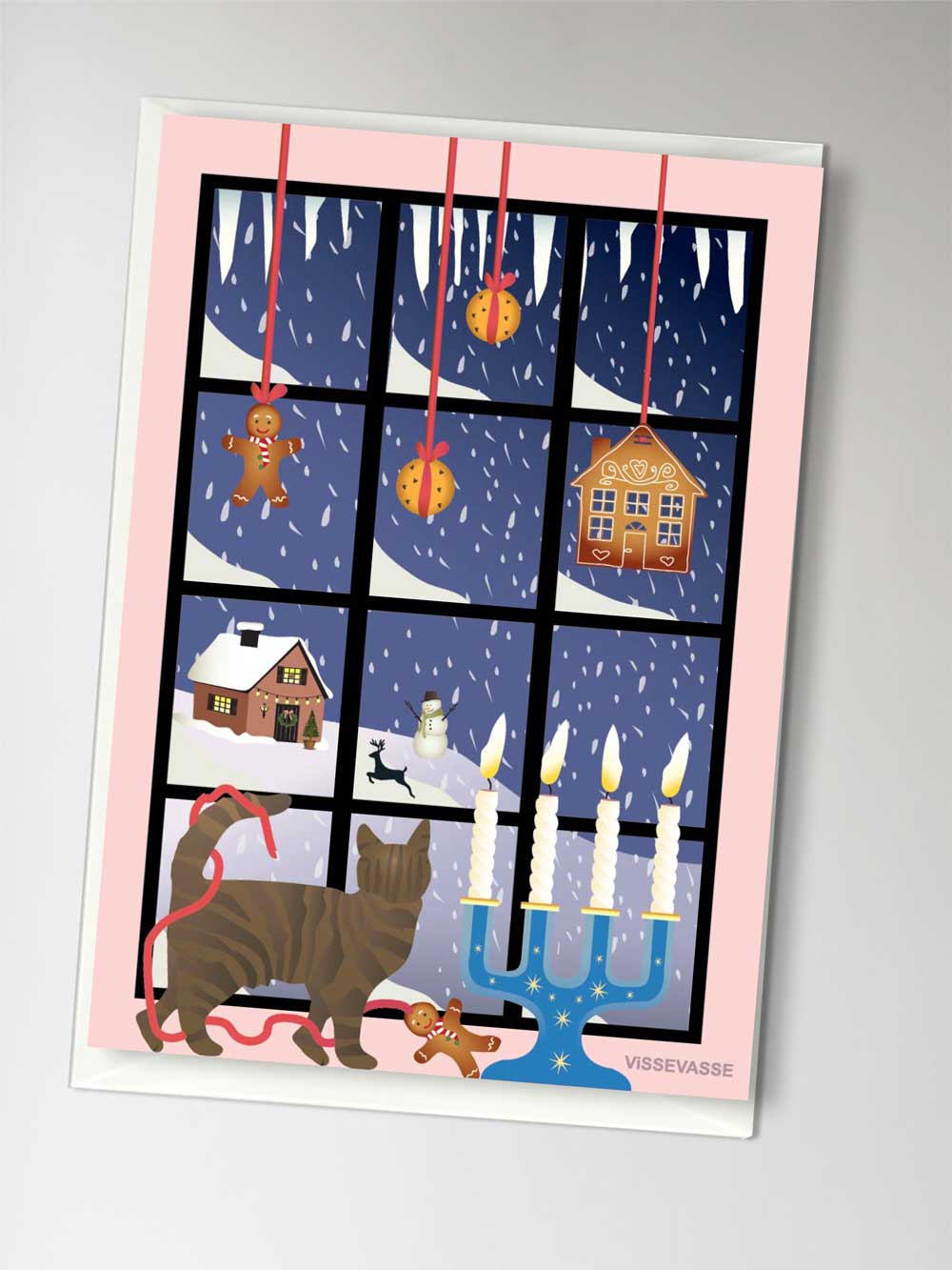 CHRISTMAS WINDOW - card