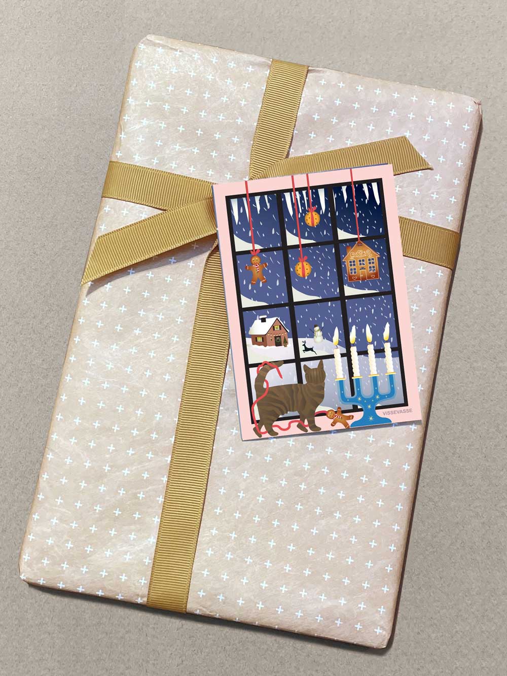 CHRISTMAS WINDOW - mini card