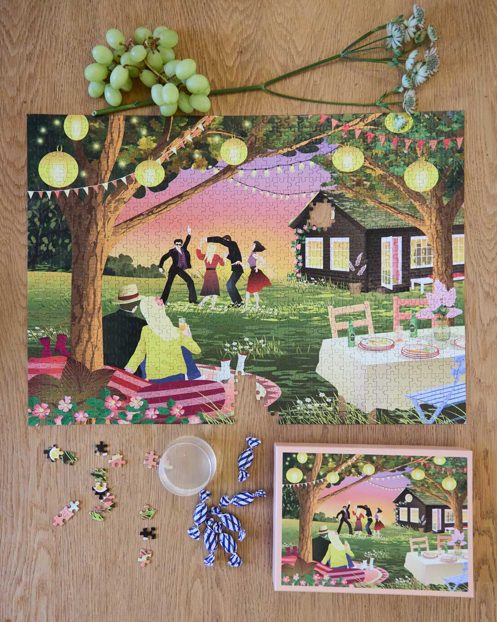 GARDEN PARTY - 1000-piece jigsaw puzzle from ViSSEVASSE