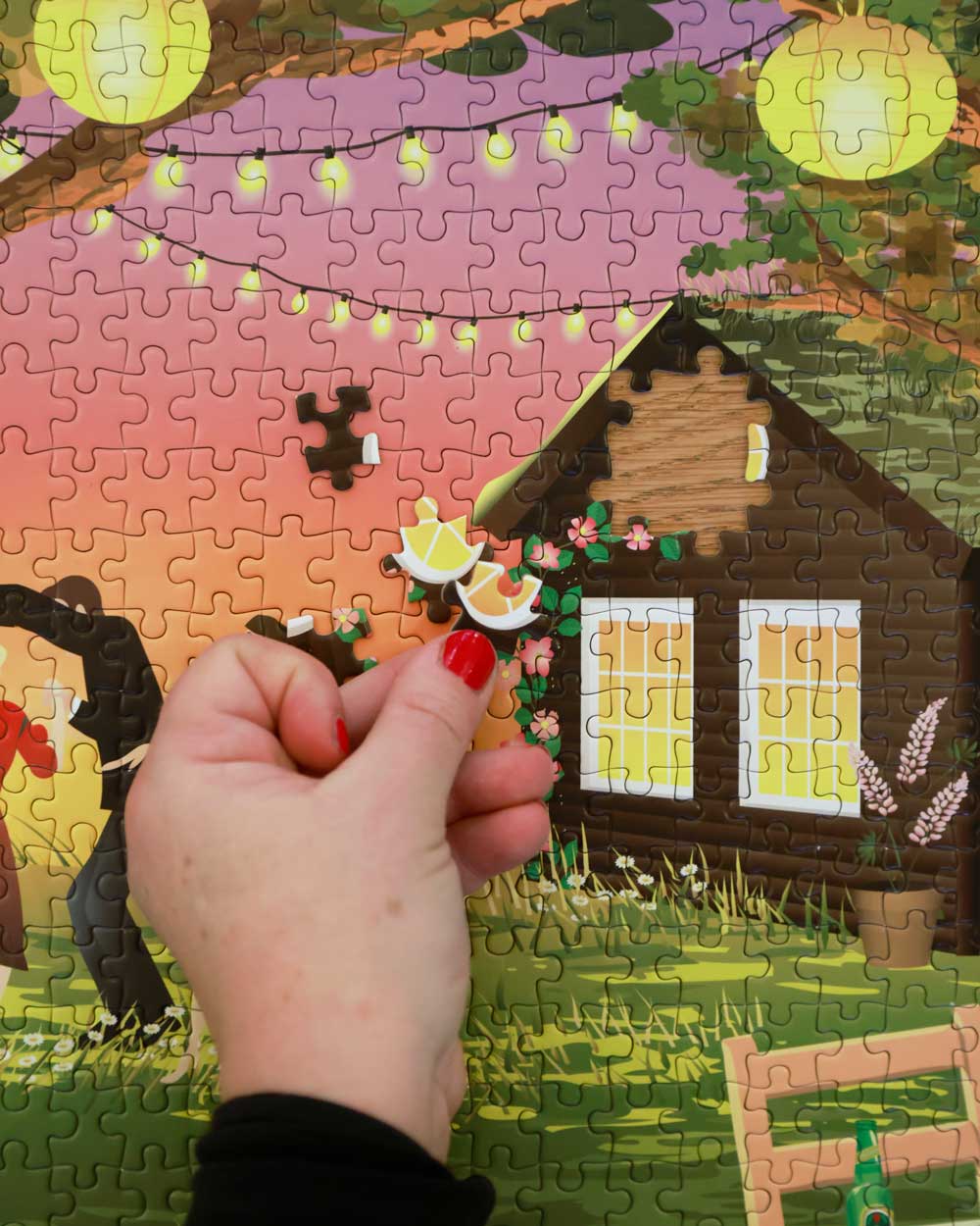 GARDEN PARTY - 1000-piece jigsaw puzzle from ViSSEVASSE